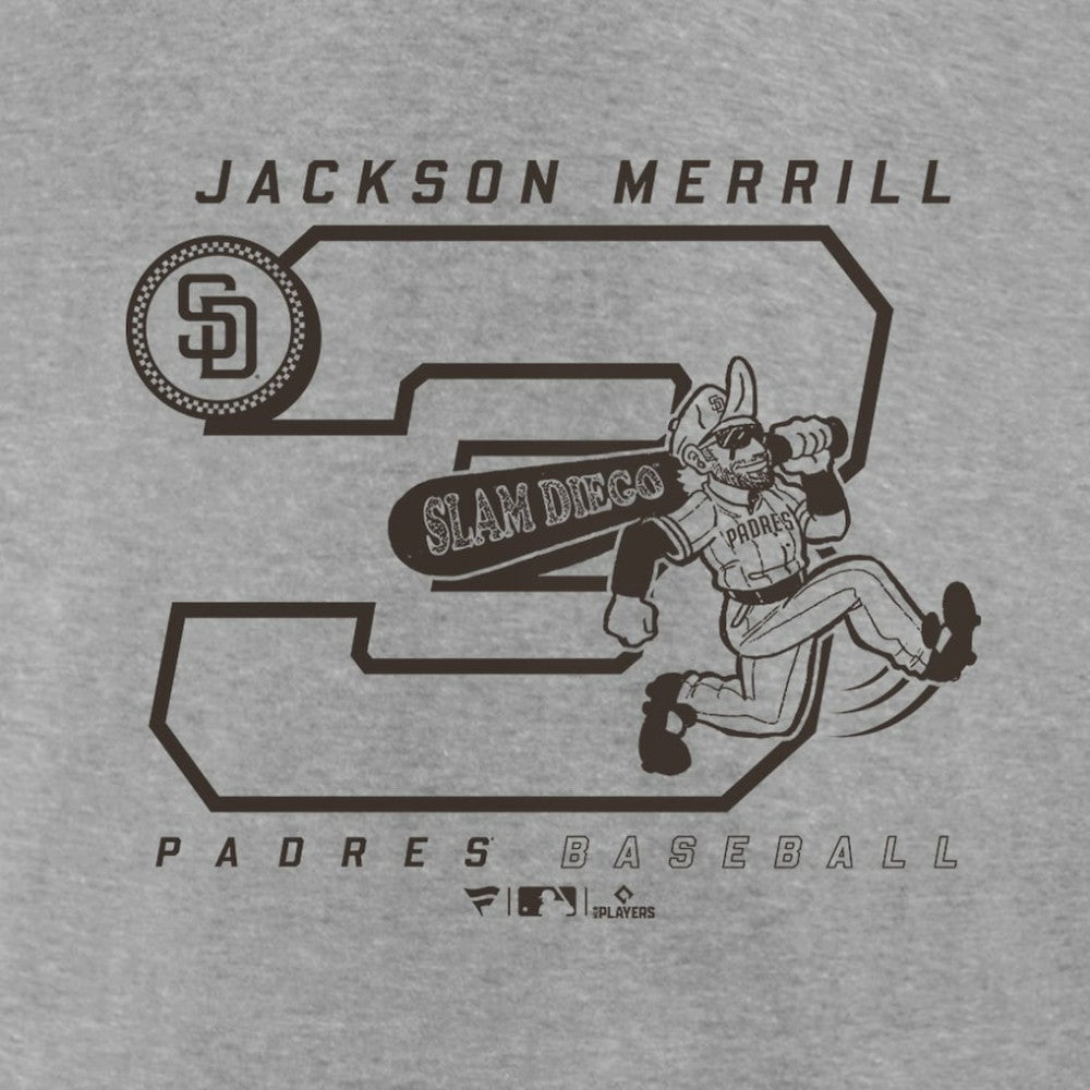 Jackson Merrill San Diego Padres Player Graphic T-Shirt - MLB T-shirts