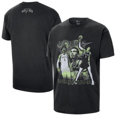 Black Victor Wembanyama San Antonio Spurs Unisex Athlete T-Shirt | NBA