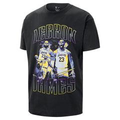 Black LeBron James Los Angeles Lakers Unisex Athlete T-Shirt | NBA