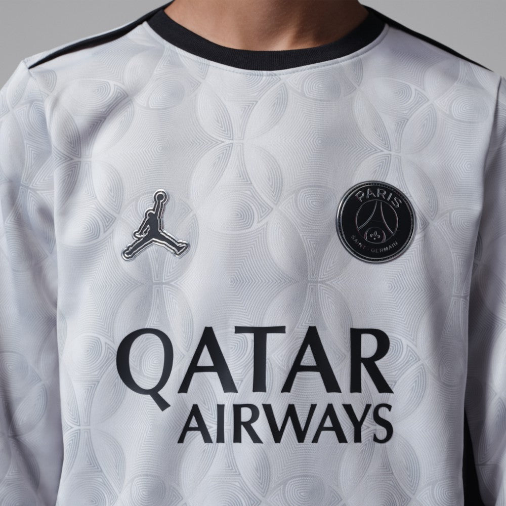 Paris Saint-Germain Jordan Brand Youth Long Sleeve Pre-Match Dri-FIT Top