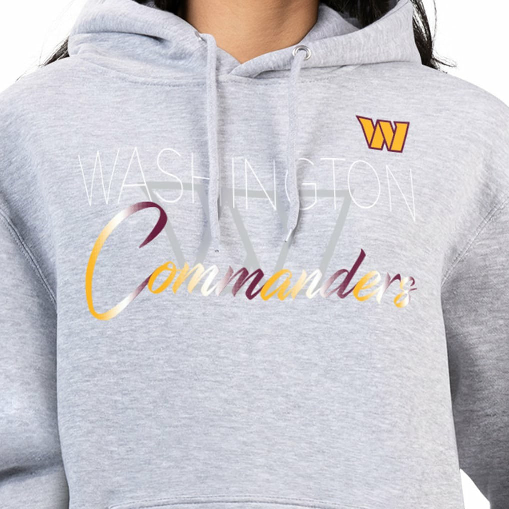Washington Commanders G-III 4Her by Carl Banks Women's Shadow Logo Fleece Pullover Hoodie | NFL Hot