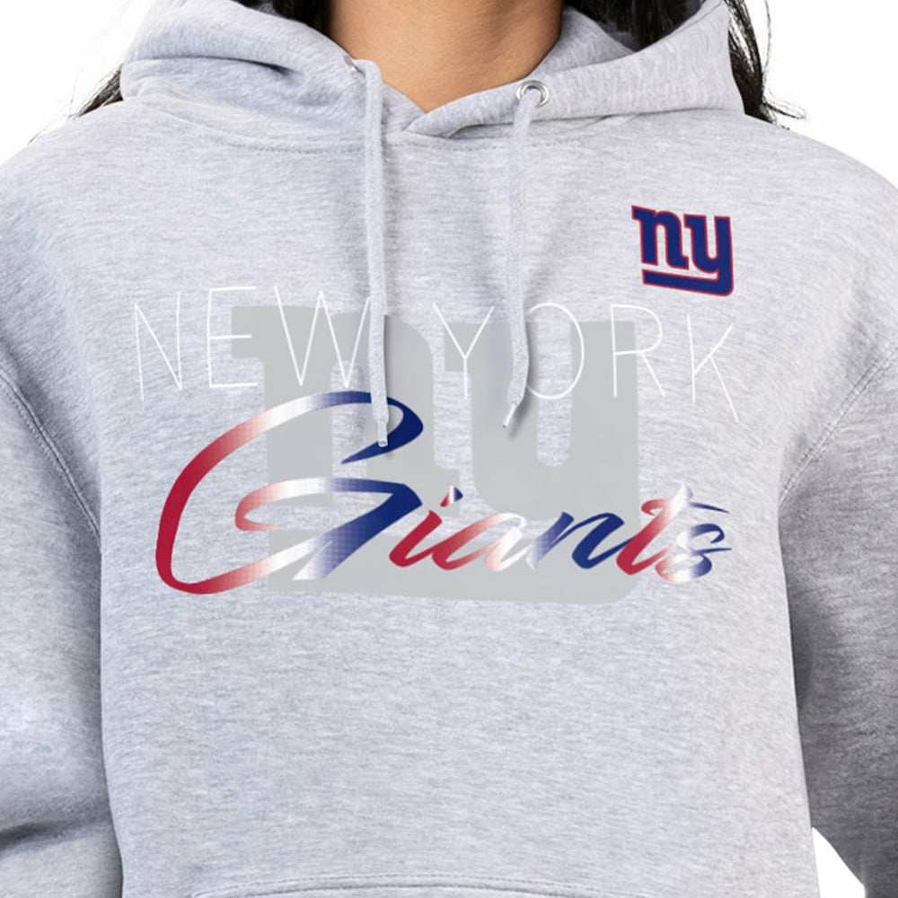 New York Giants G-III 4Her by Carl Banks Women's Shadow Logo Fleece Pullover Hoodie | NFL New