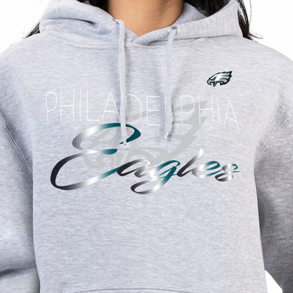 Philadelphia Eagles G-III 4Her by Carl Banks Women's Shadow Logo Fleece Pullover Hoodie | NFL US