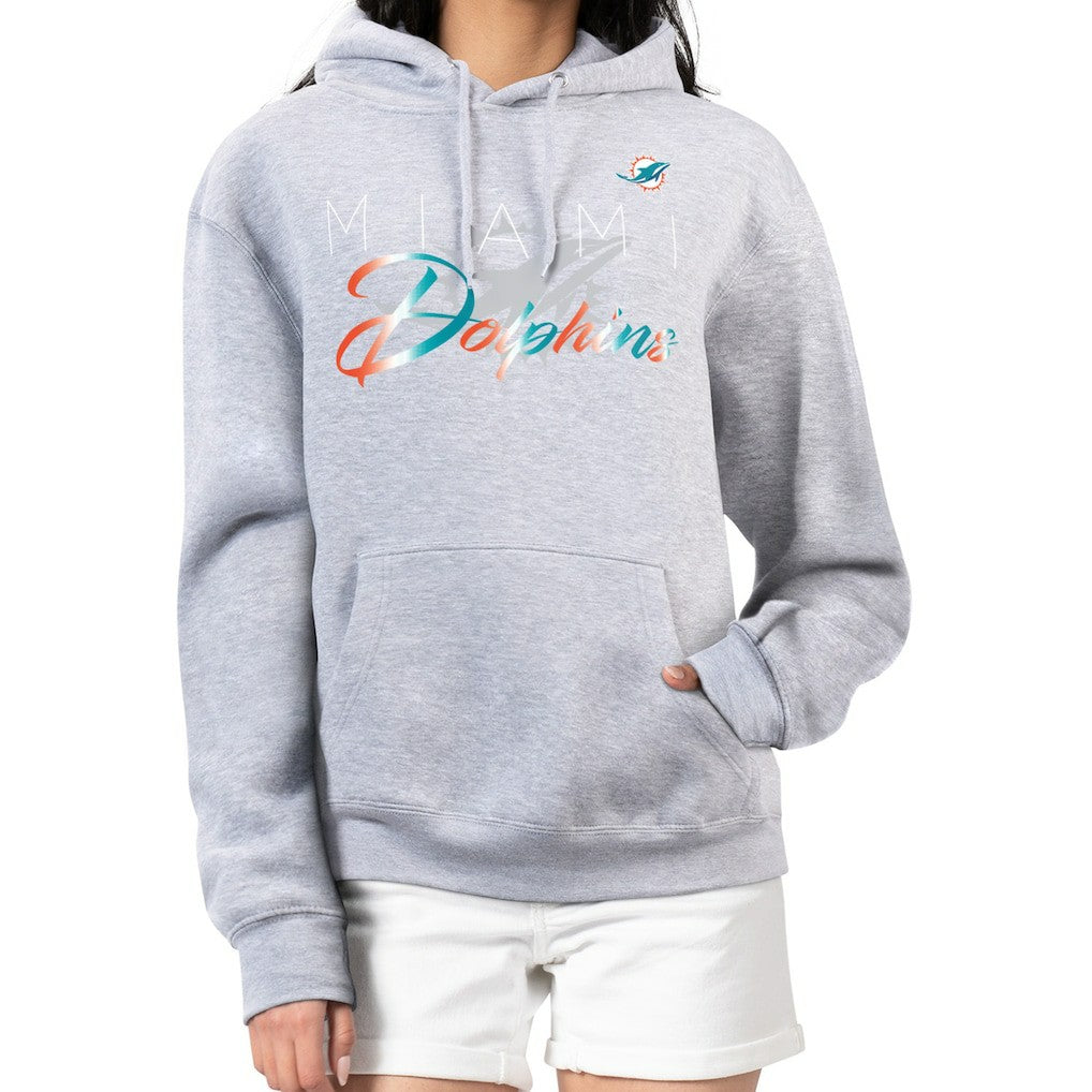 Miami Dolphins G-III 4Her by Carl Banks Women's Shadow Logo Fleece Pullover Hoodie | NFL Near me