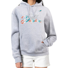 Miami Dolphins G-III 4Her by Carl Banks Women's Shadow Logo Fleece Pullover Hoodie | NFL Near me