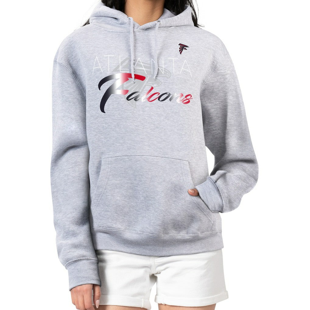 Atlanta Falcons G-III 4Her by Carl Banks Women's Shadow Logo Fleece Pullover Hoodie | NFL Online
