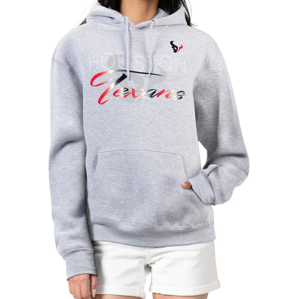 Houston Texans G-III 4Her by Carl Banks Women's Shadow Logo Fleece Pullover Hoodie | NFL Online