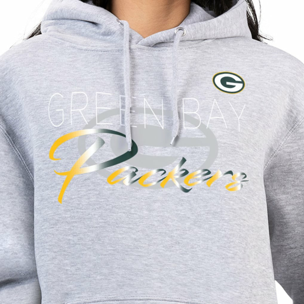Green Bay Packers G-III 4Her by Carl Banks Women's Shadow Logo Fleece Pullover Hoodie | NFL Sale