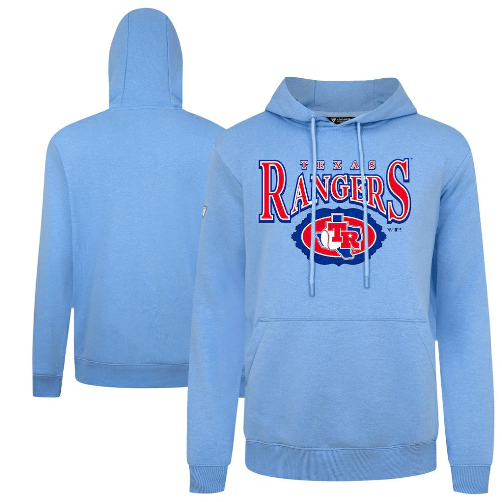 Texas Rangers Levelwear Lone Star Podium Pullover Hoodie - MLB Hoodies