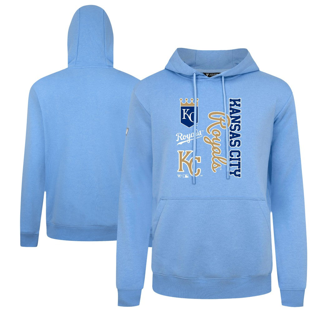 Kansas City Royals Levelwear Crown Podium Pullover Hoodie - MLB Hoodies