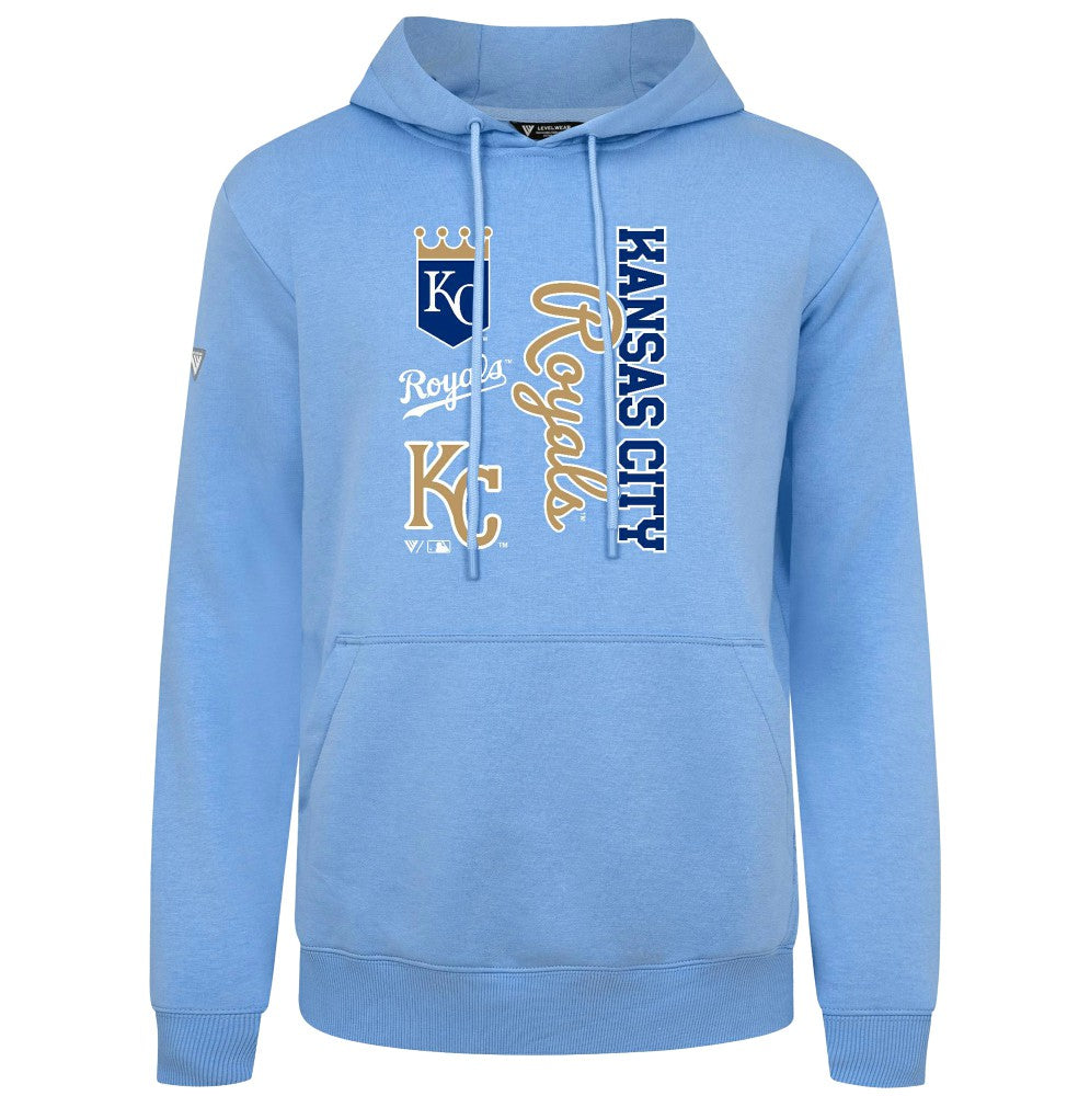Kansas City Royals Levelwear Crown Podium Pullover Hoodie - MLB Hoodies