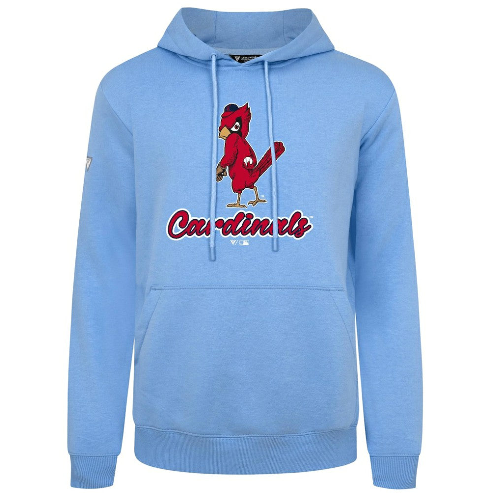 St. Louis Cardinals Levelwear Seeing Red Podium Pullover Hoodie - MLB Hoodies