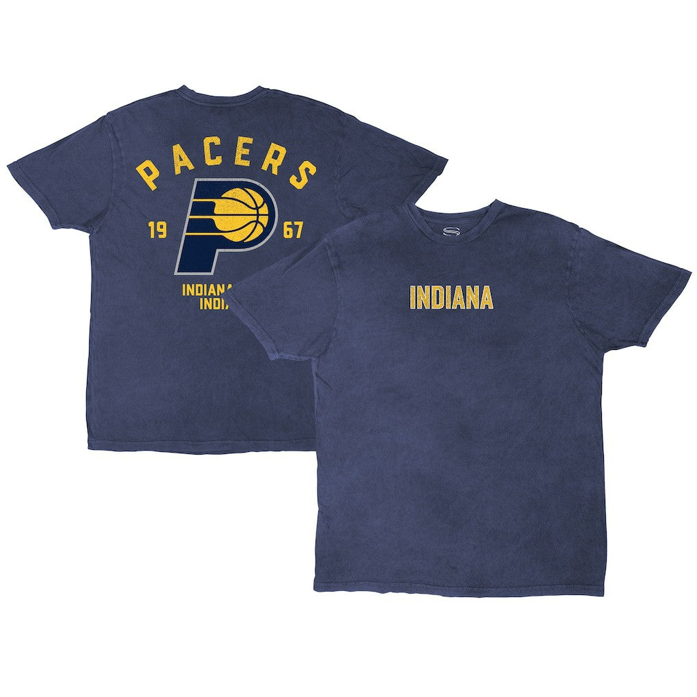 Denim Indiana Pacers Stadium Essentials Unisex Oversized Vintage Wash T-Shirt | NBA