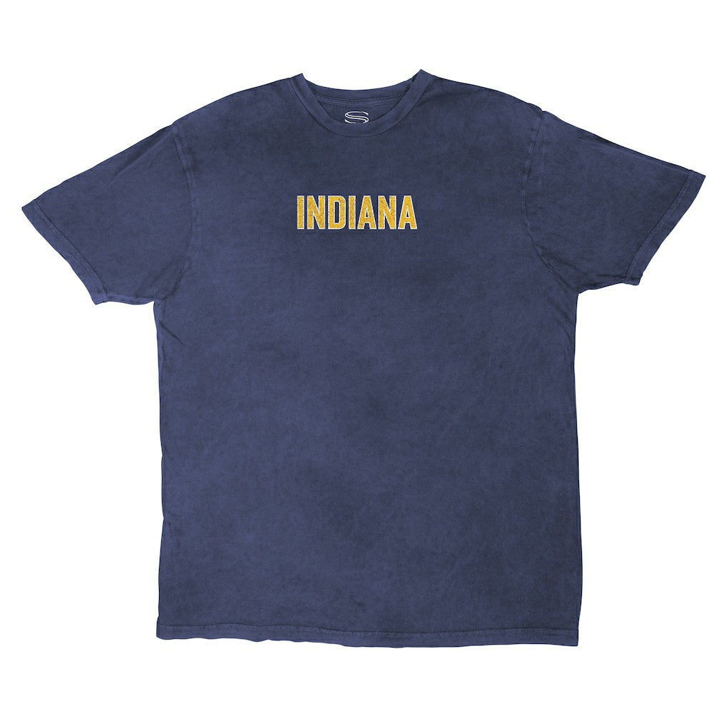 Denim Indiana Pacers Stadium Essentials Unisex Oversized Vintage Wash T-Shirt | NBA