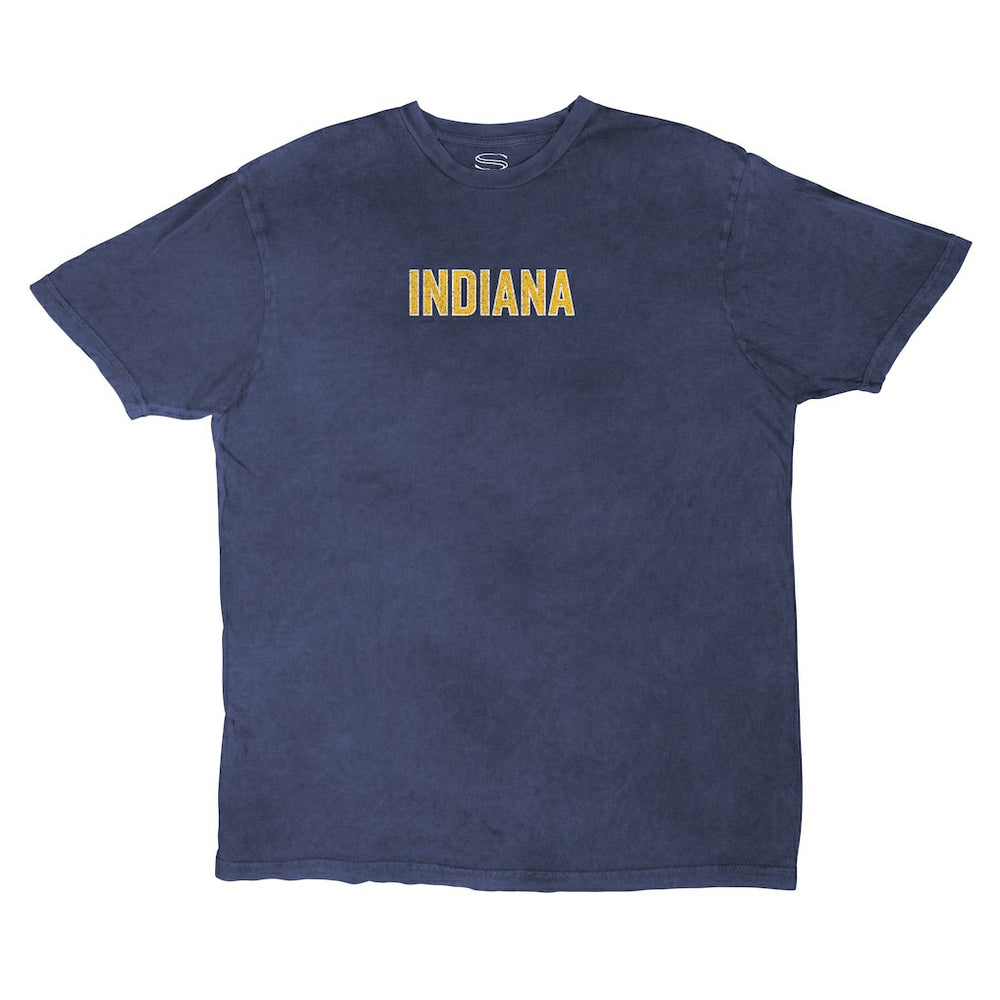 Denim Indiana Pacers Stadium Essentials Unisex Oversized Vintage Wash T-Shirt | NBA
