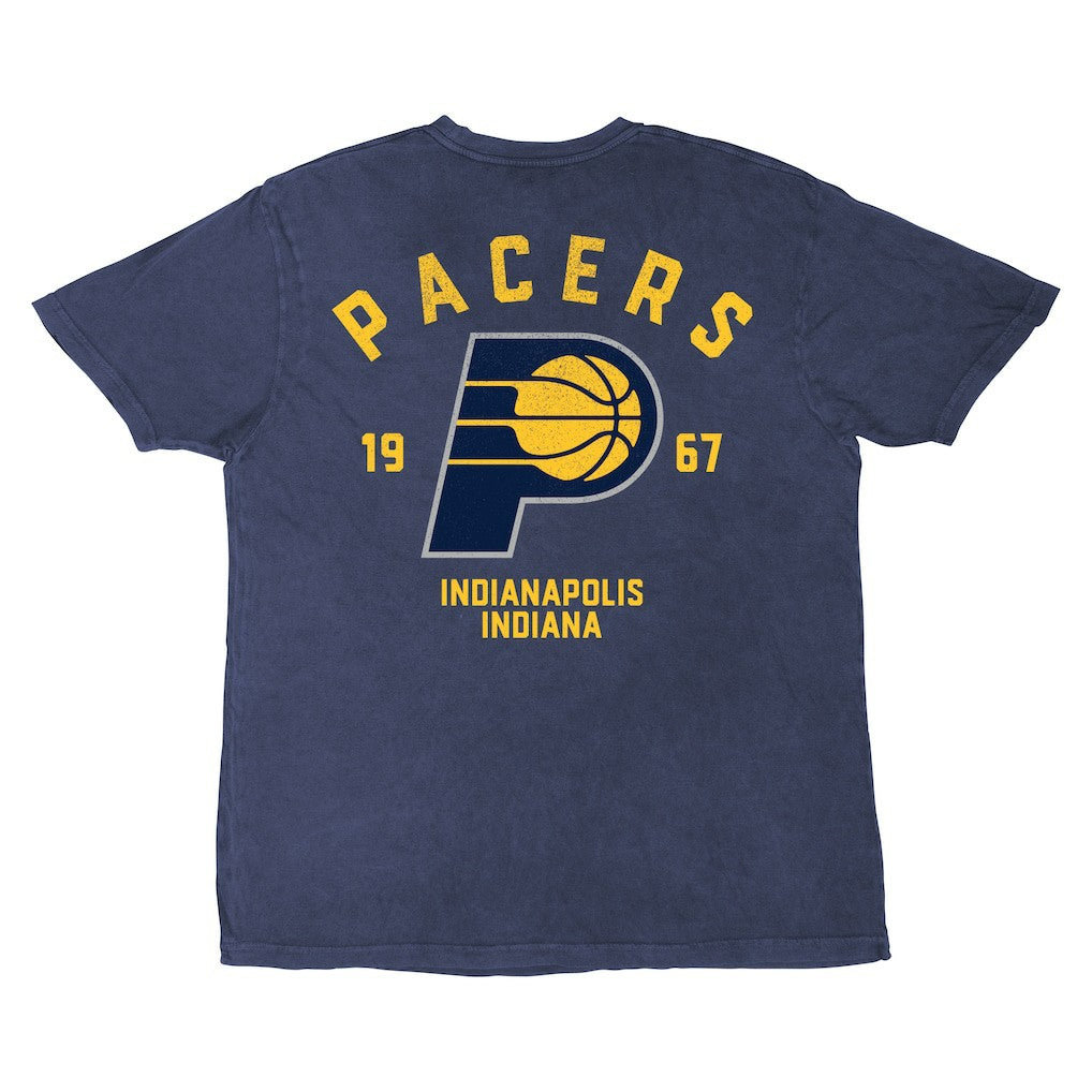 Denim Indiana Pacers Stadium Essentials Unisex Oversized Vintage Wash T-Shirt | NBA