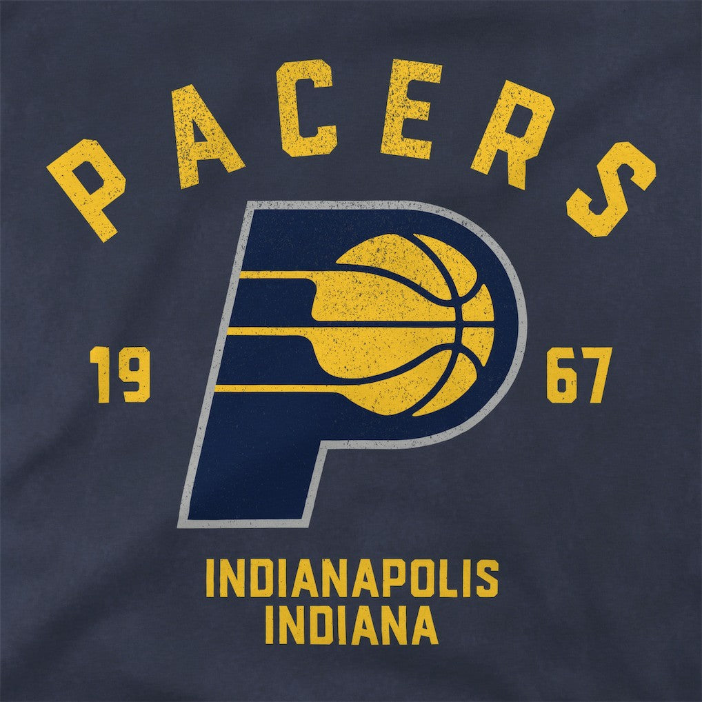 Denim Indiana Pacers Stadium Essentials Unisex Oversized Vintage Wash T-Shirt | NBA