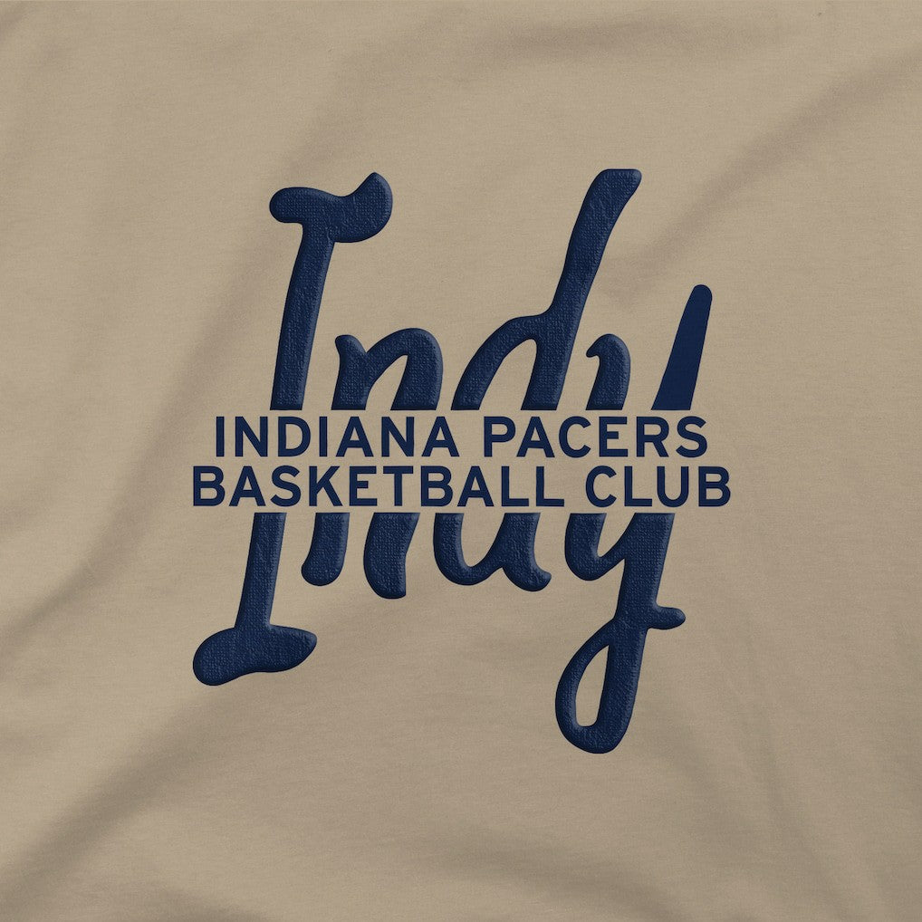 Tan Indiana Pacers Stadium Essentials Unisex Urban T-Shirt | NBA