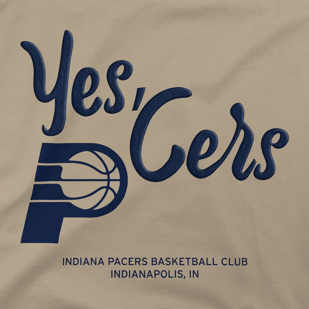 Tan Indiana Pacers Stadium Essentials Unisex Urban T-Shirt | NBA