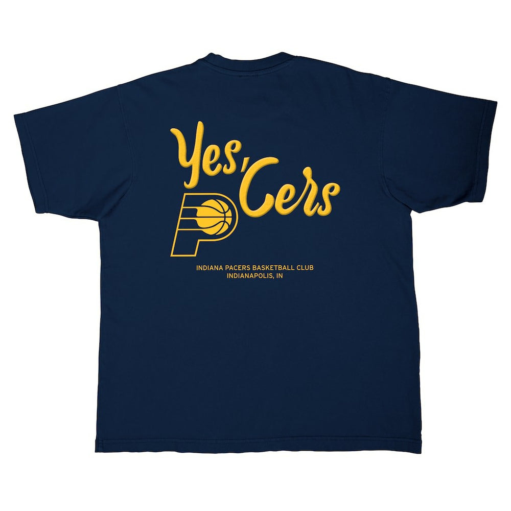 Navy Indiana Pacers Stadium Essentials Unisex Urban T-Shirt | NBA