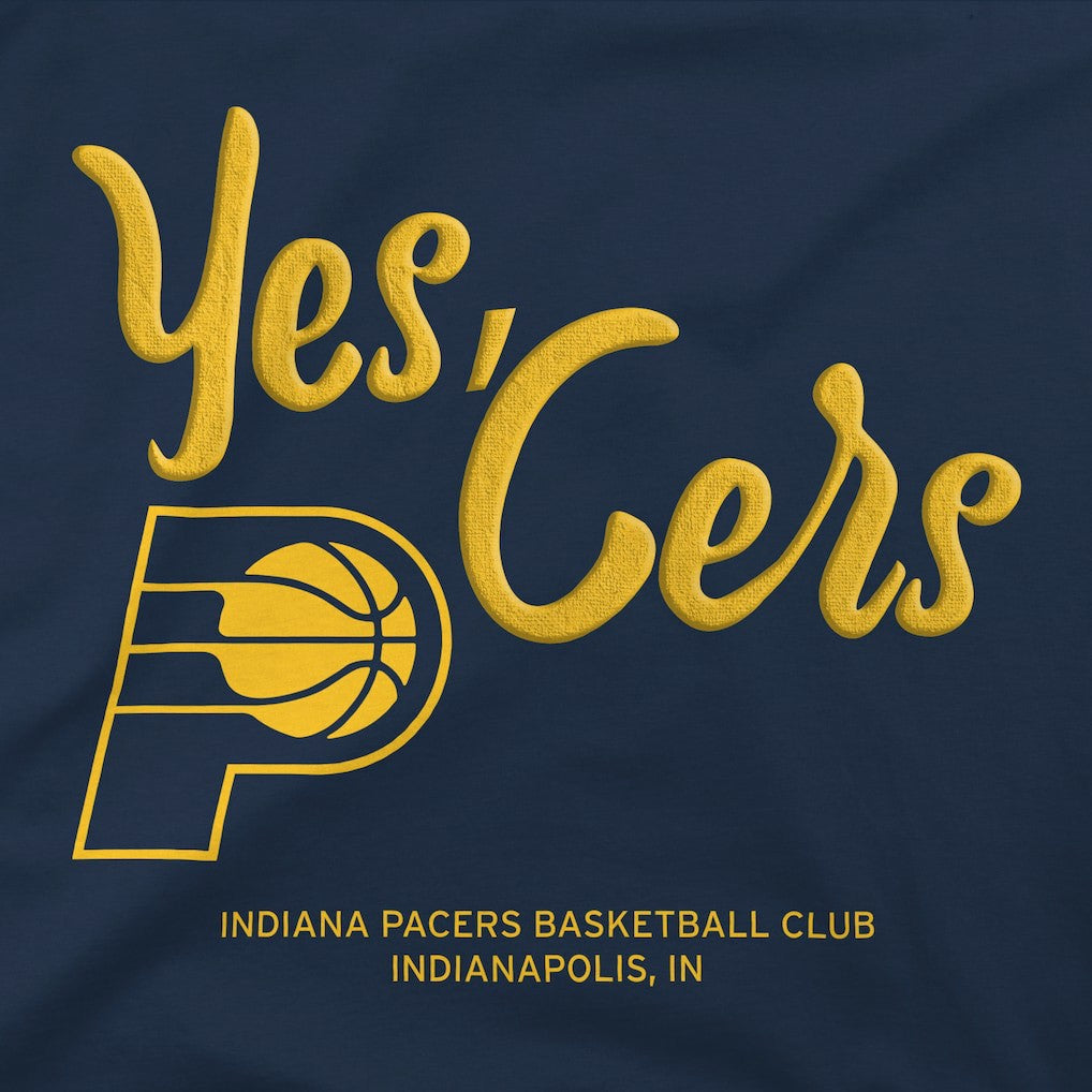 Navy Indiana Pacers Stadium Essentials Unisex Urban T-Shirt | NBA
