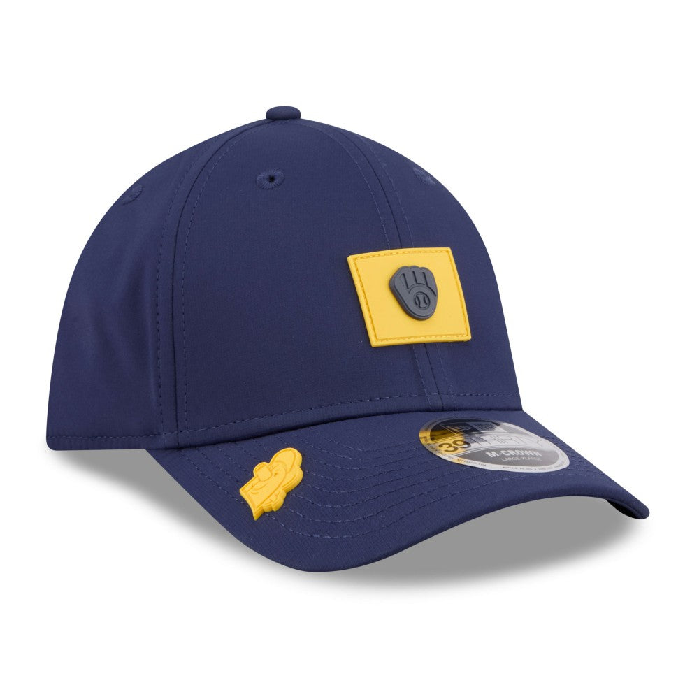 Milwaukee Brewers New Era 2026 Clubhouse M-Crown 39THIRTY Flex Hat - MLB Hats