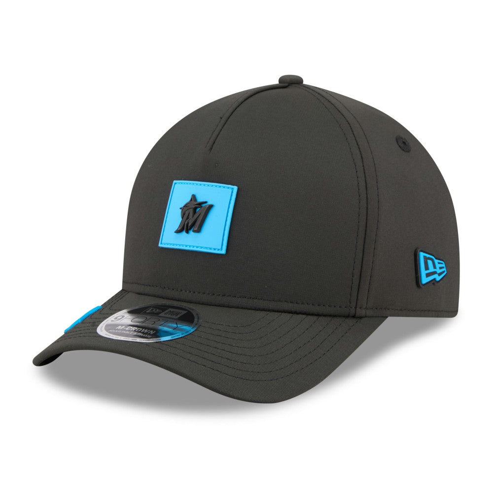 Miami Marlins New Era 2026 Clubhouse 9FORTY A-Frame Adjustable Hat - MLB Hats