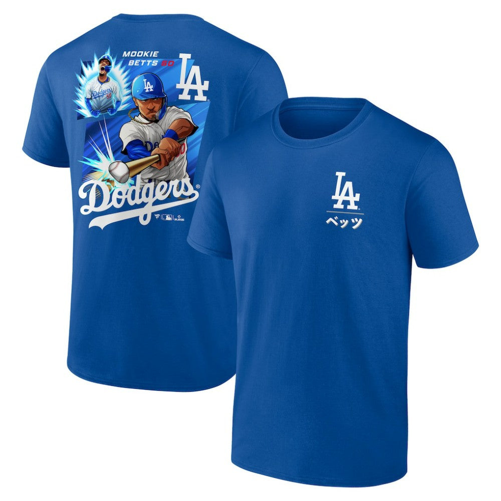 Mookie Betts Los Angeles Dodgers Anime Graphic T-Shirt - MLB T-shirts