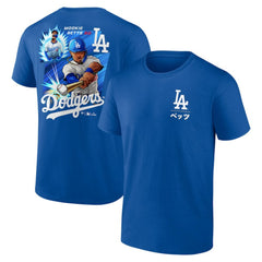 Mookie Betts Los Angeles Dodgers Anime Graphic T-Shirt - MLB T-shirts