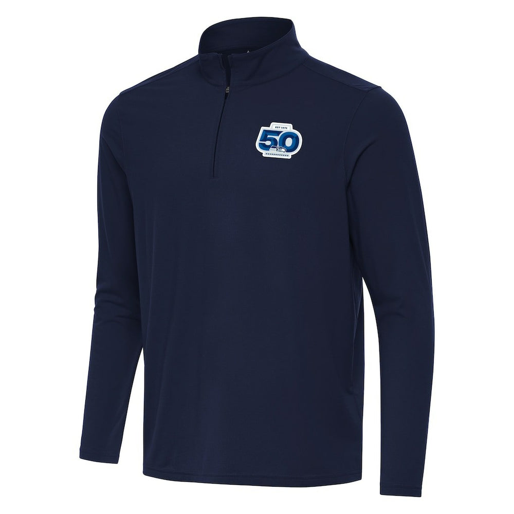 Seattle Seahawks Antigua 50th Season Intent Quarter-Zip Pullover | NFL Near me