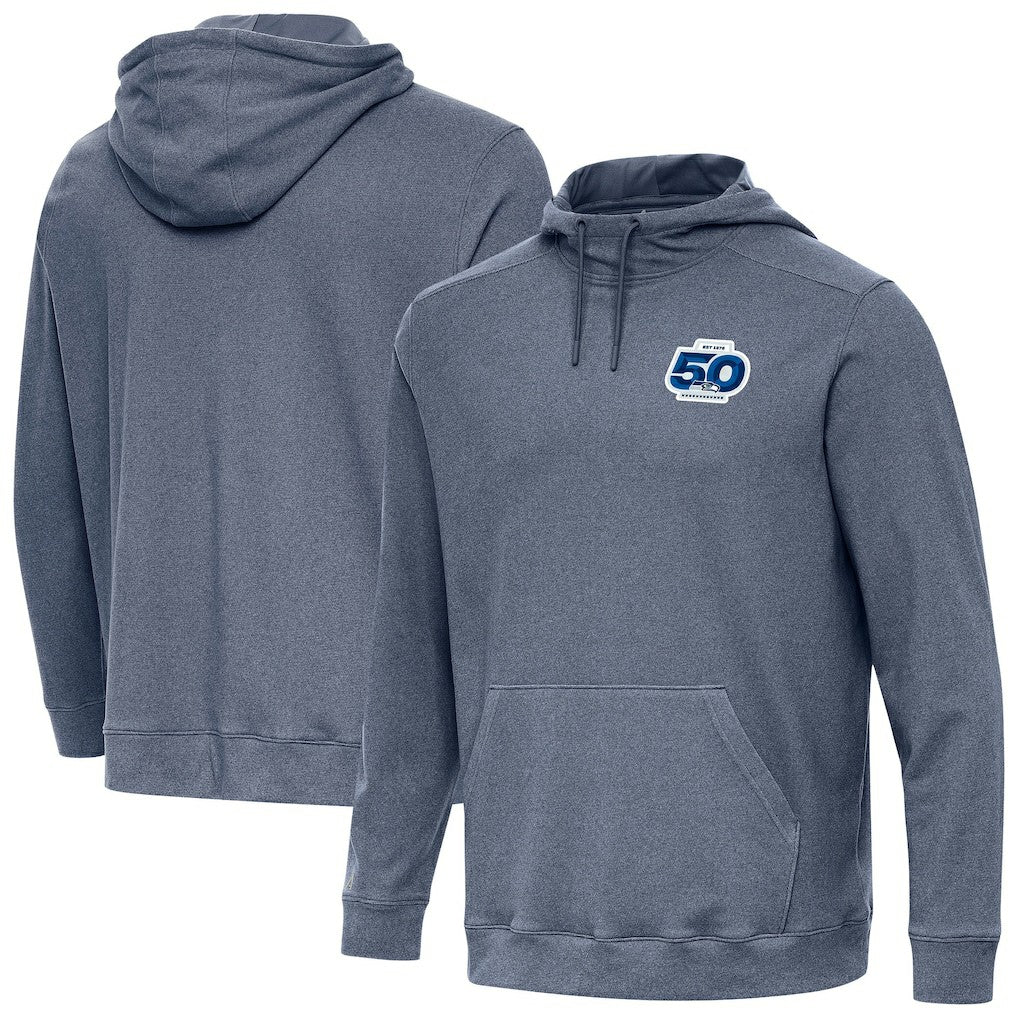Seattle Seahawks Antigua 50th Season Cloud Pullover Hoodie | NFL Hot