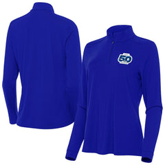 Seattle Seahawks Antigua Women's 50th Season Intent Quarter-Zip Pullover | NFL On sale