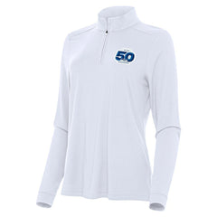 Seattle Seahawks Antigua Women's 50th Season Intent Quarter-Zip Pullover | NFL Discount