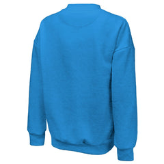 Blue Oklahoma City Thunder Majestic Threads Women's Classic Tri-Blend Pullover Sweatshirt | NBA