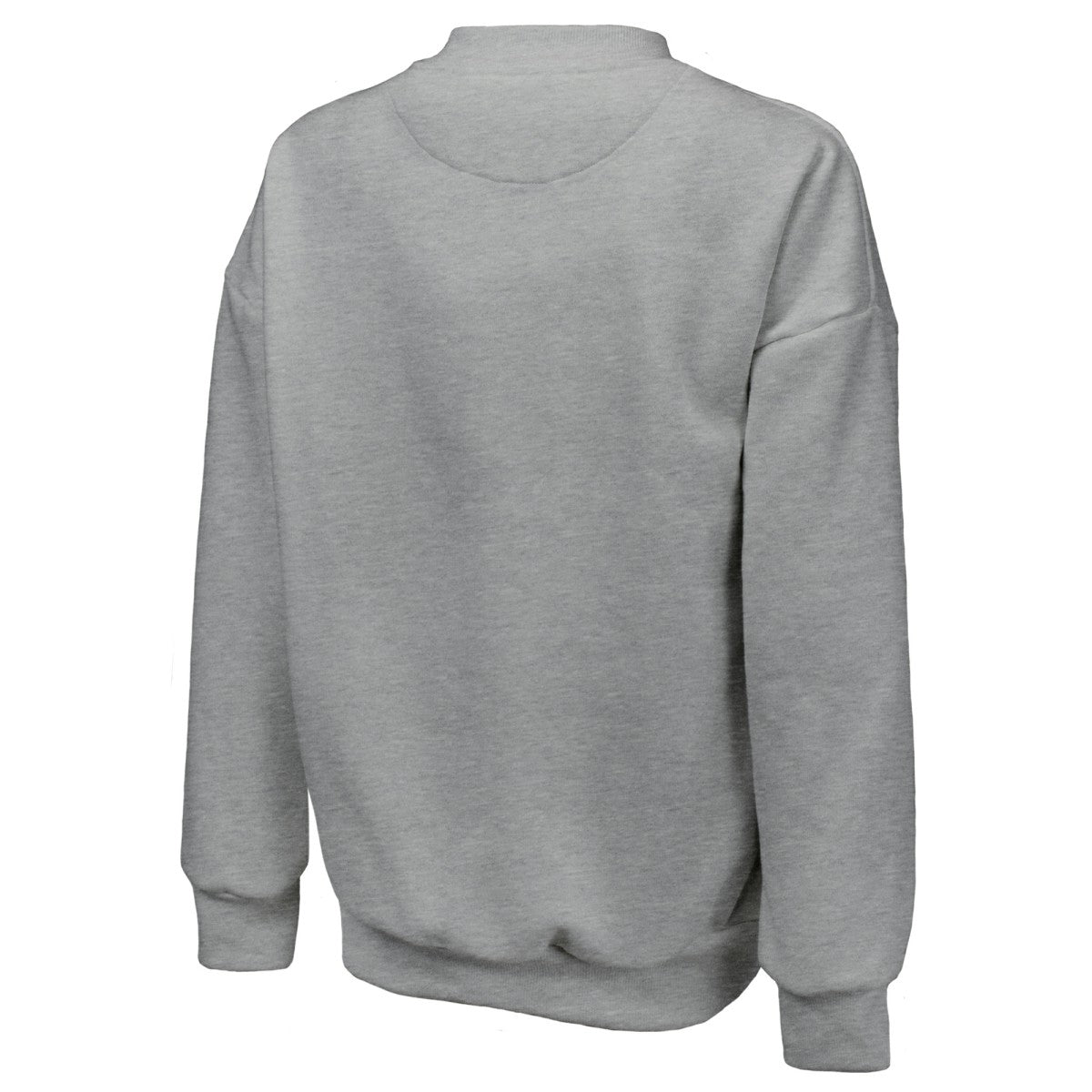 Gray New York Knicks Majestic Threads Women's Classic Tri-Blend Pullover Sweatshirt | NBA