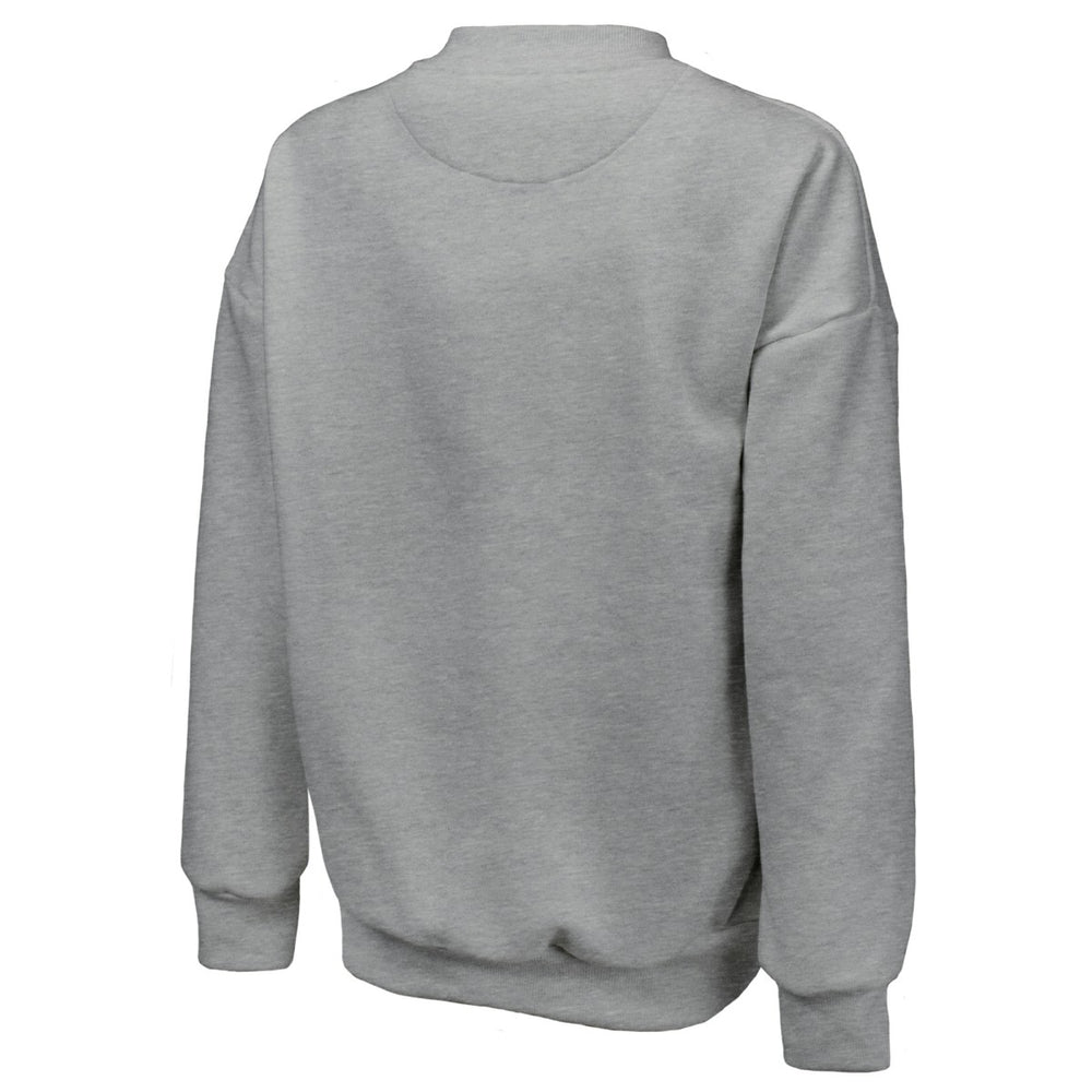 Gray New York Knicks Majestic Threads Women's Classic Tri-Blend Pullover Sweatshirt | NBA