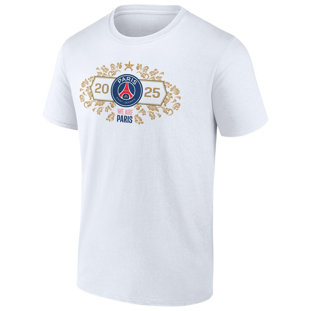 Paris Saint-Germain 2025 Champions League Winners Roster Jersey T-Shirt