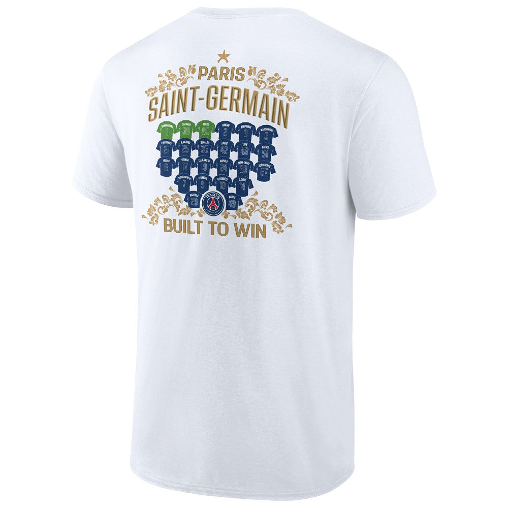 Paris Saint-Germain 2025 Champions League Winners Roster Jersey T-Shirt
