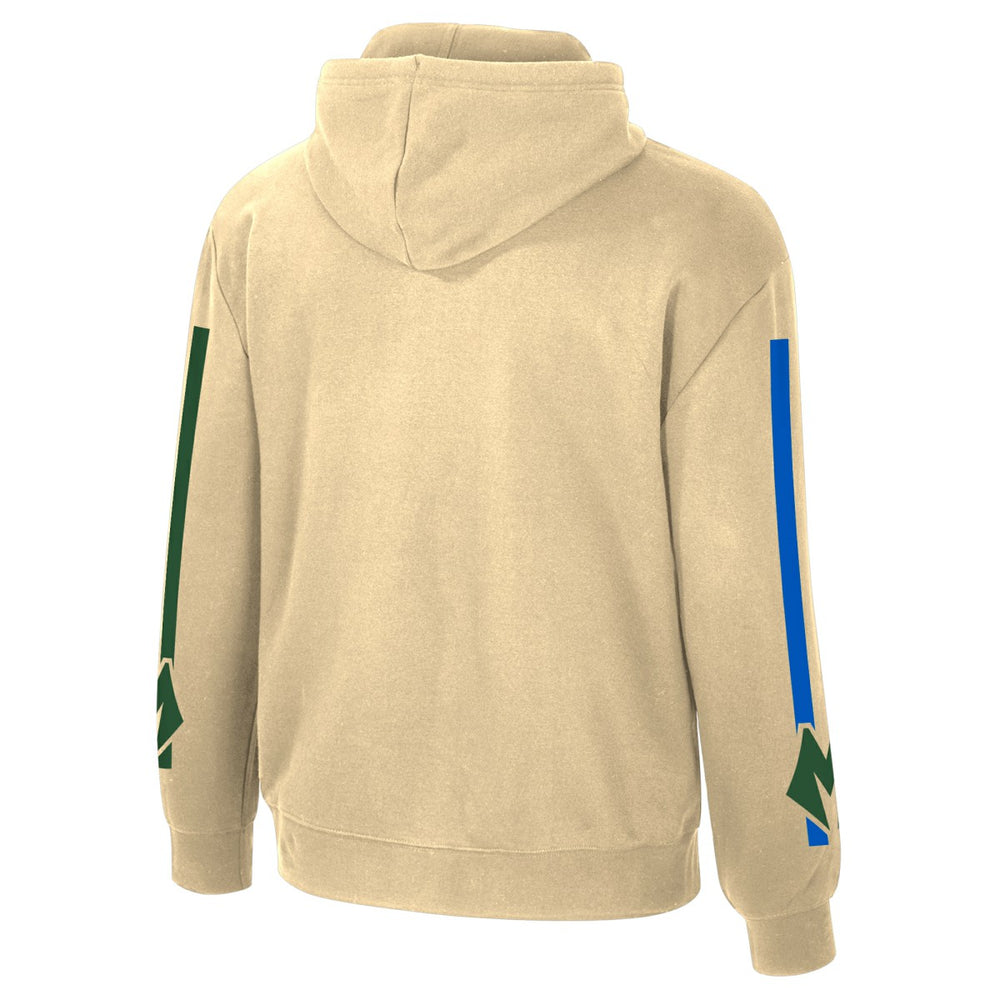 Cream Milwaukee Bucks Stadium Essentials Unisex 2025/26 City Edition City Star Hoodie | NBA