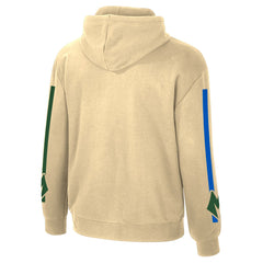 Cream Milwaukee Bucks Stadium Essentials Unisex 2025/26 City Edition City Star Hoodie | NBA