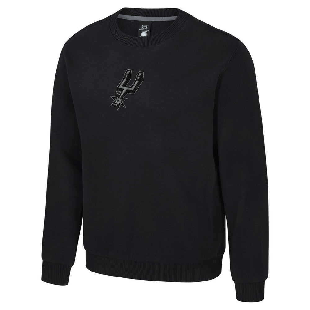 Black San Antonio Spurs Stadium Essentials Unisex Club Level Chenille Sweatshirt | NBA