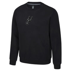 Black San Antonio Spurs Stadium Essentials Unisex Club Level Chenille Sweatshirt | NBA