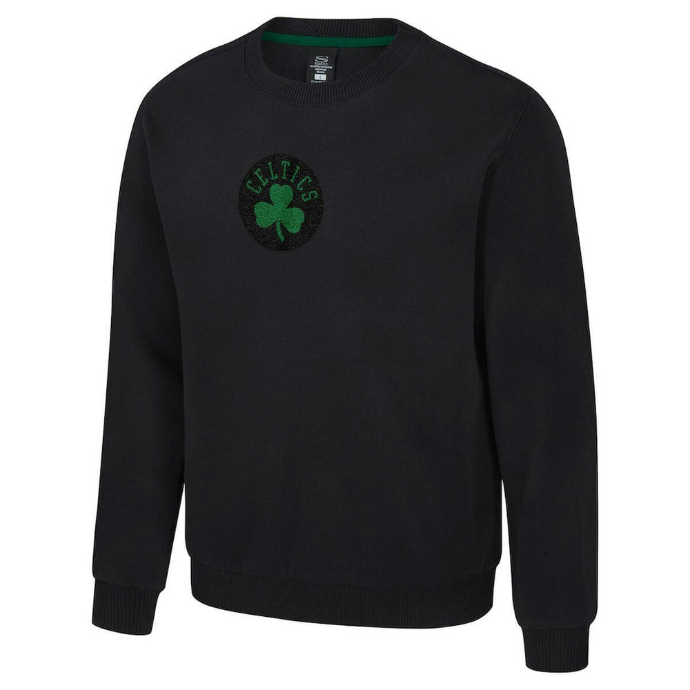 Black Boston Celtics Stadium Essentials Unisex Club Level Chenille Sweatshirt | NBA