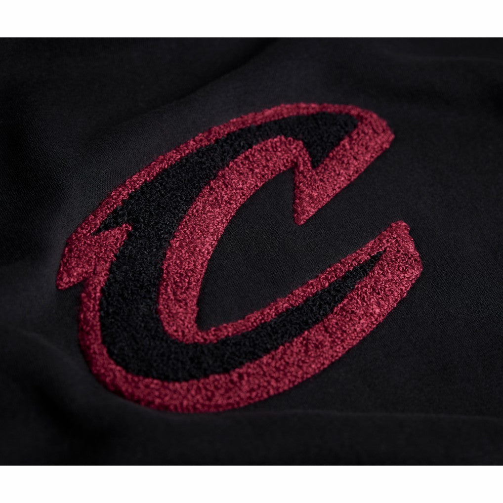 Black Cleveland Cavaliers Stadium Essentials Unisex Club Level Chenille Sweatshirt sale | NBA