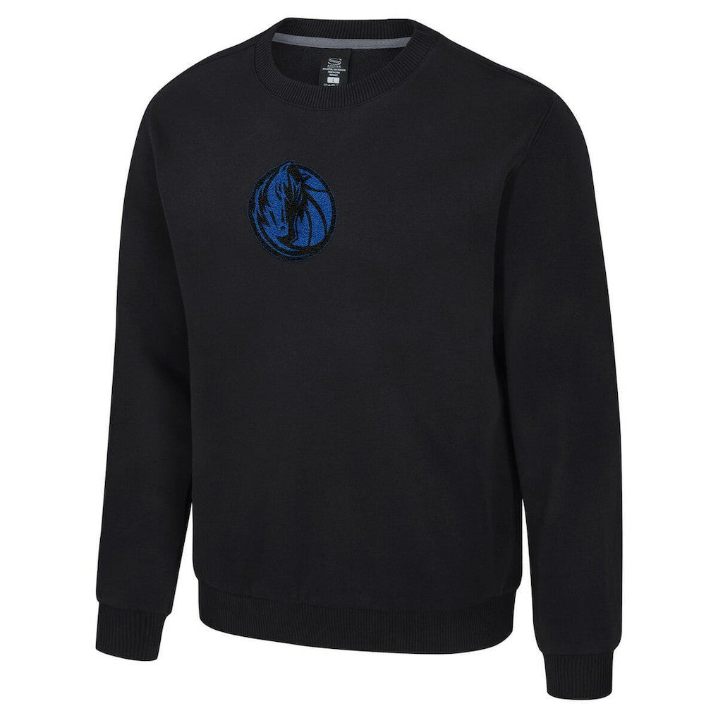Black Dallas Mavericks Stadium Essentials Unisex Club Level Chenille Sweatshirt sale | NBA