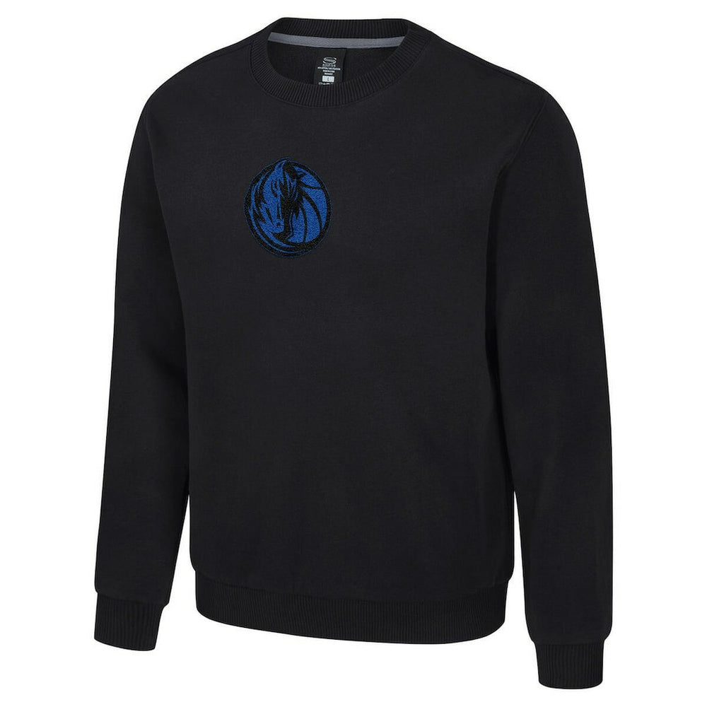Black Dallas Mavericks Stadium Essentials Unisex Club Level Chenille Sweatshirt sale | NBA
