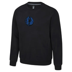 Black Dallas Mavericks Stadium Essentials Unisex Club Level Chenille Sweatshirt sale | NBA