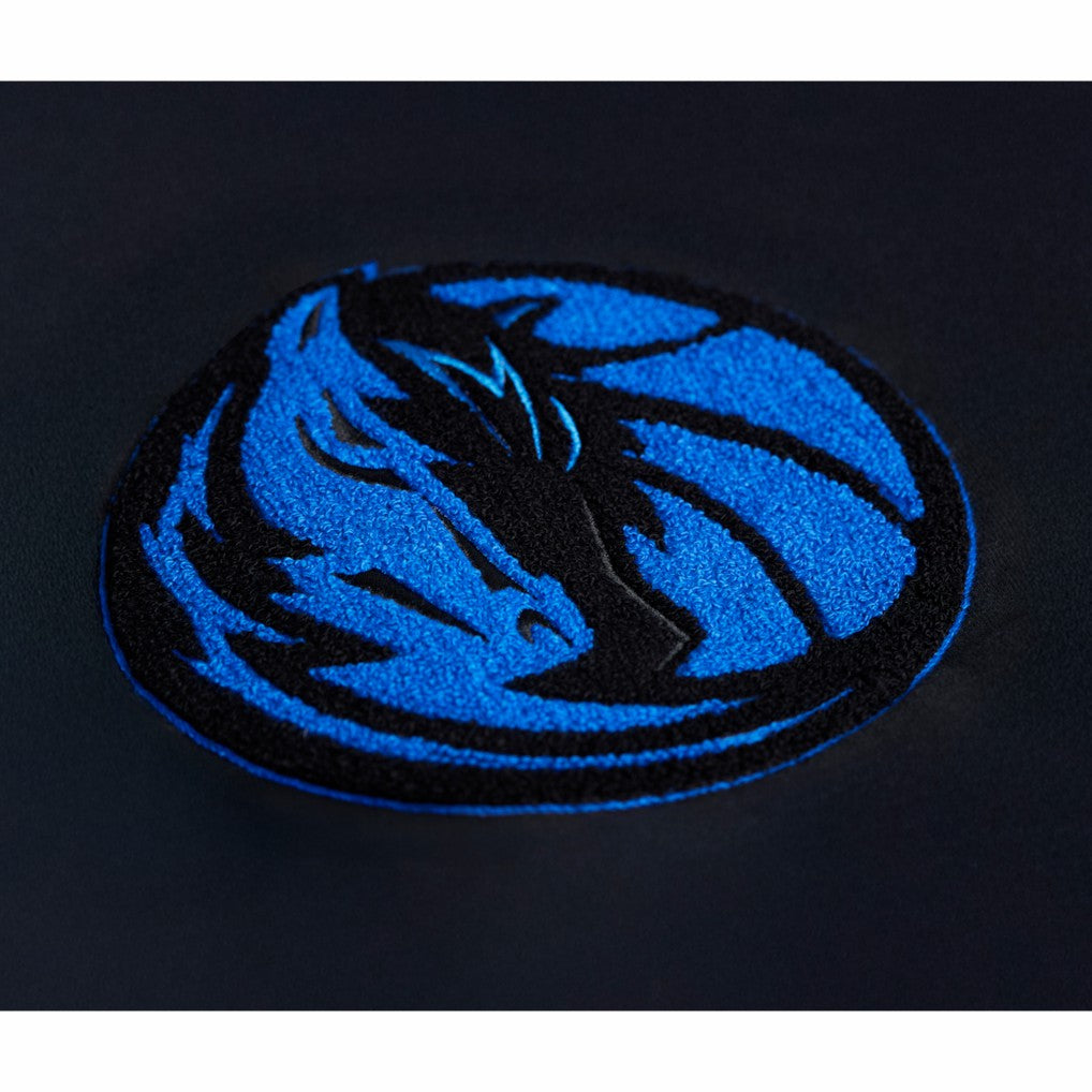 Black Dallas Mavericks Stadium Essentials Unisex Club Level Chenille Sweatshirt sale | NBA