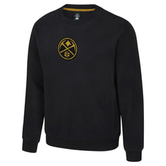 Black Denver Nuggets Stadium Essentials Unisex Club Level Chenille Sweatshirt sale | NBA