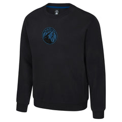 Black Minnesota Timberwolves Stadium Essentials Unisex Club Level Chenille Sweatshirt | NBA